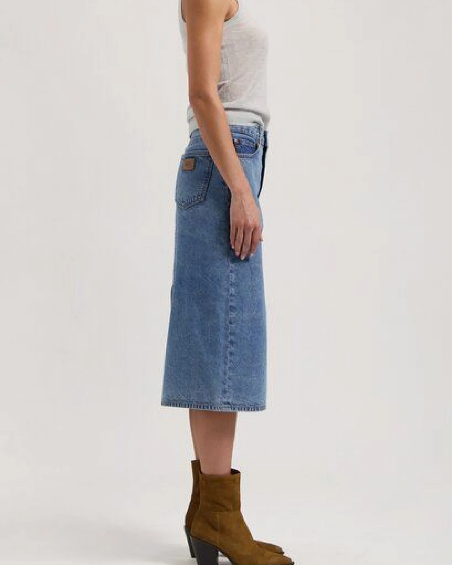 MUD Jeans Damen Rock "Gwen - Stone Vintage" – Ansicht 2