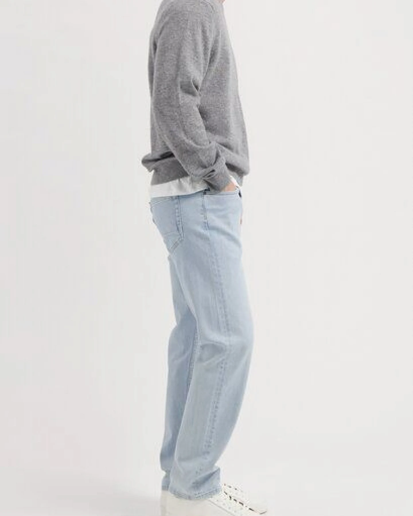 MUD Jeans Herren Jeans Tapered "Hank - Light Vintage" – Ansicht 2