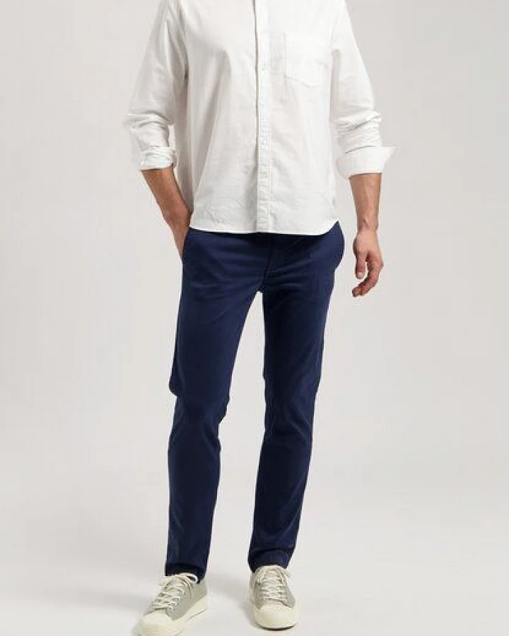 MUD Jeans Herren Jeans Tapered "Scott - Navy"