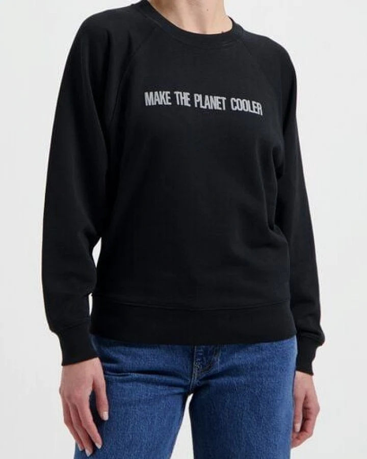 MUD Jeans Damen Sweatshirt "Clara - Black"