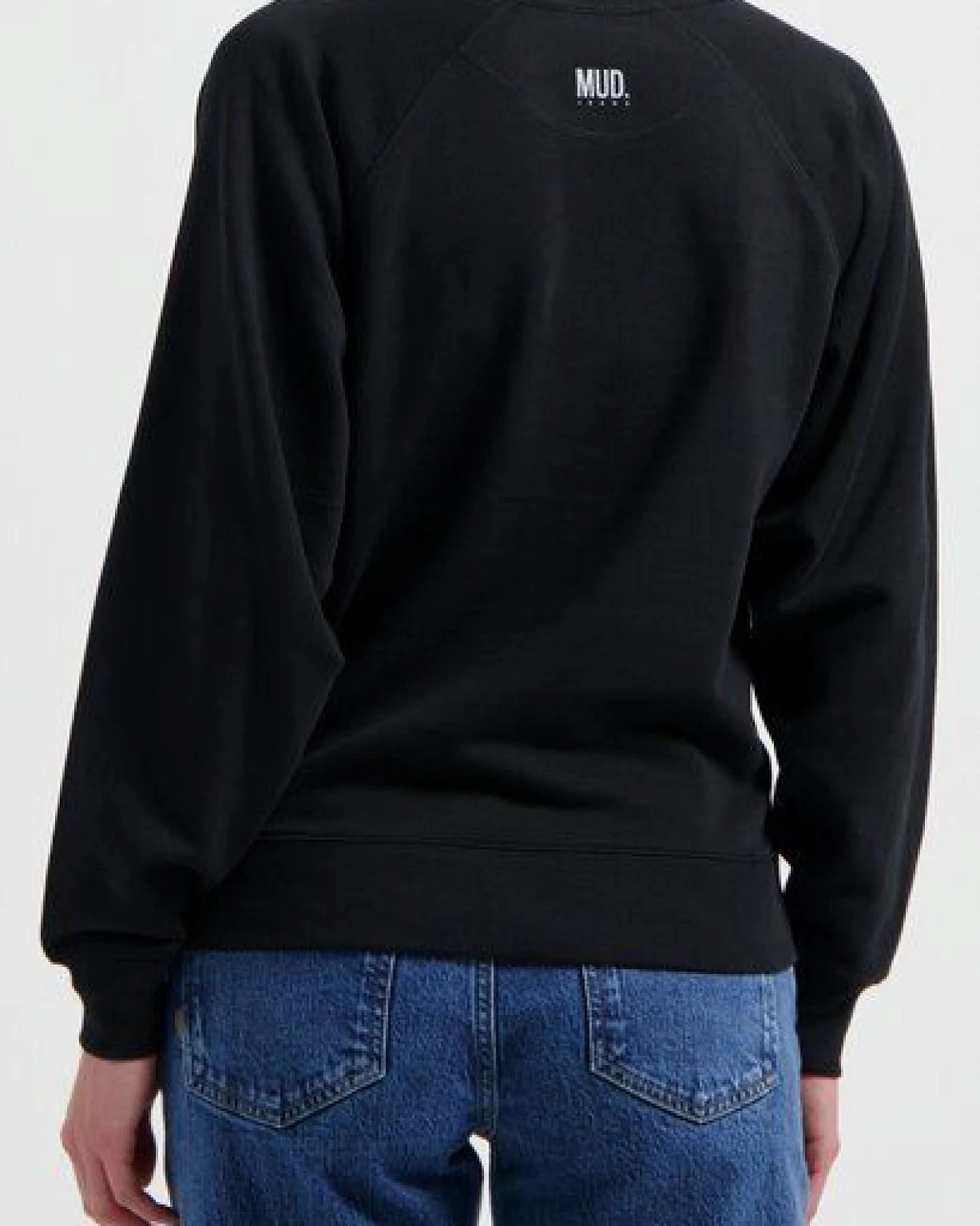 MUD Jeans Damen Sweatshirt "Clara - Black" – Ansicht 2