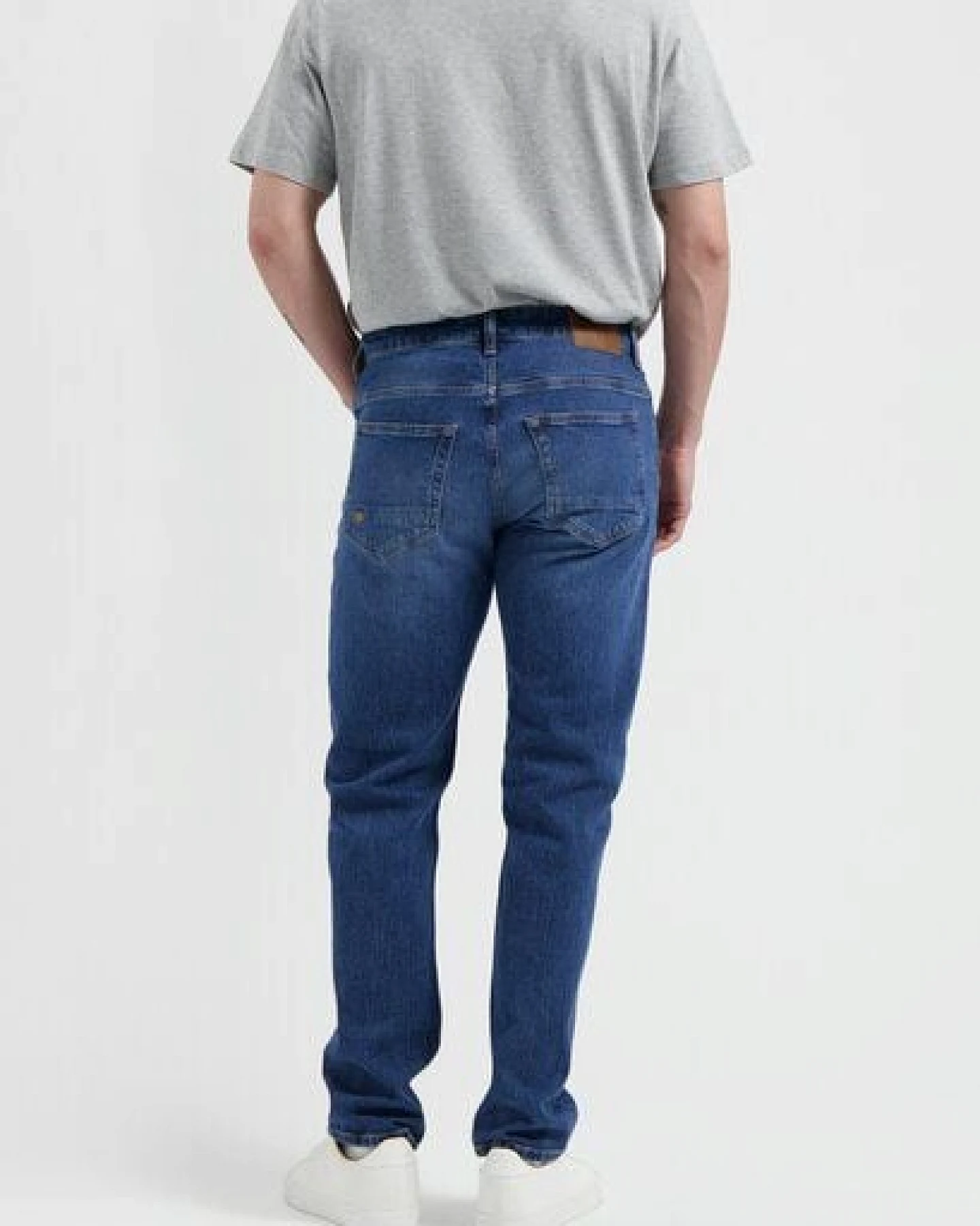 MUD Jeans Herren T-Shirt "Robin - Heather Grey" – Ansicht 4