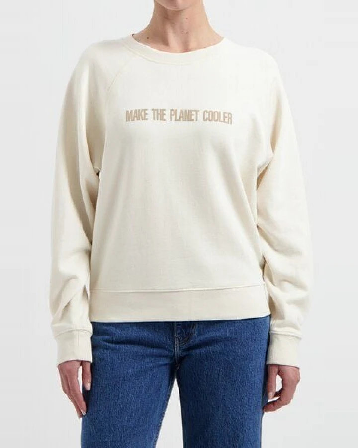 MUD Jeans Damen Sweatshirt "Clara - Natural"