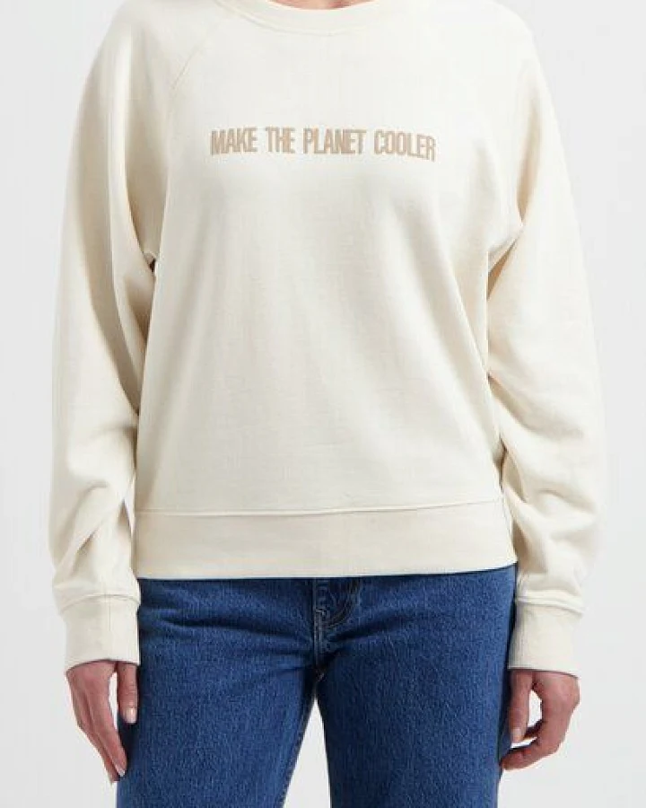 MUD Jeans Damen Sweatshirt "Clara - Natural"