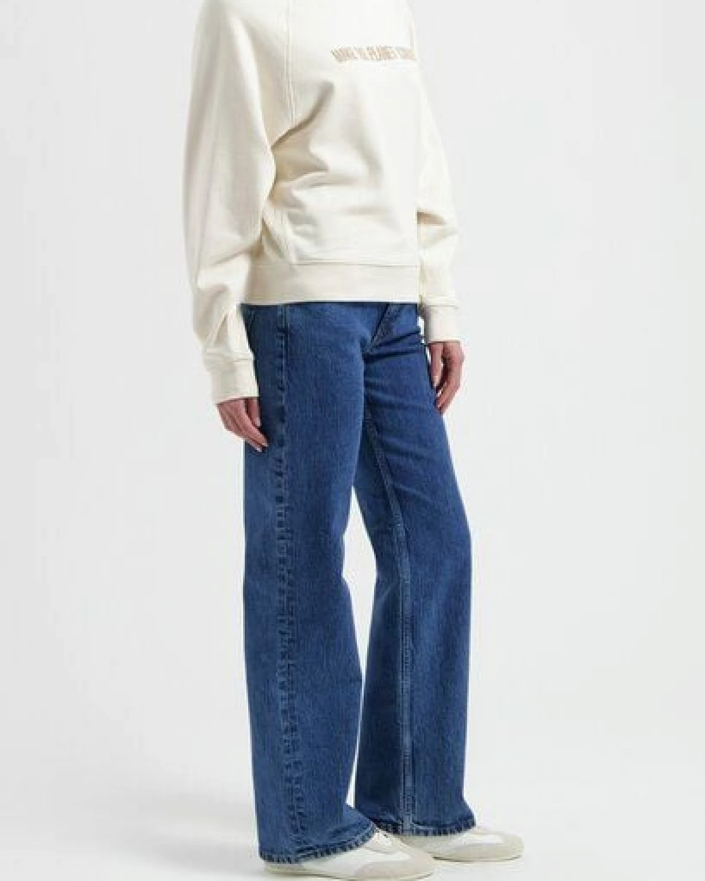 MUD Jeans Damen Sweatshirt "Clara - Natural" – Ansicht 4