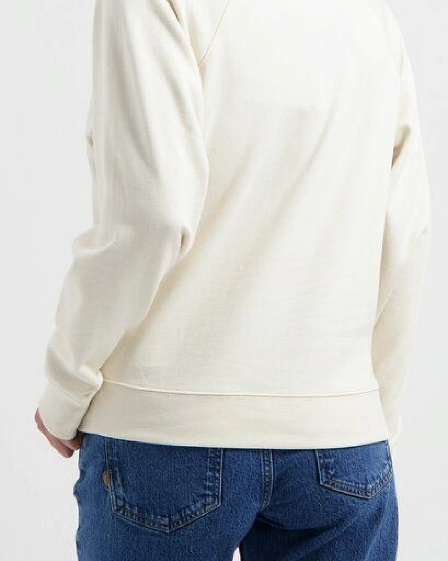 MUD Jeans Damen Sweatshirt "Clara - Natural" – Ansicht 2