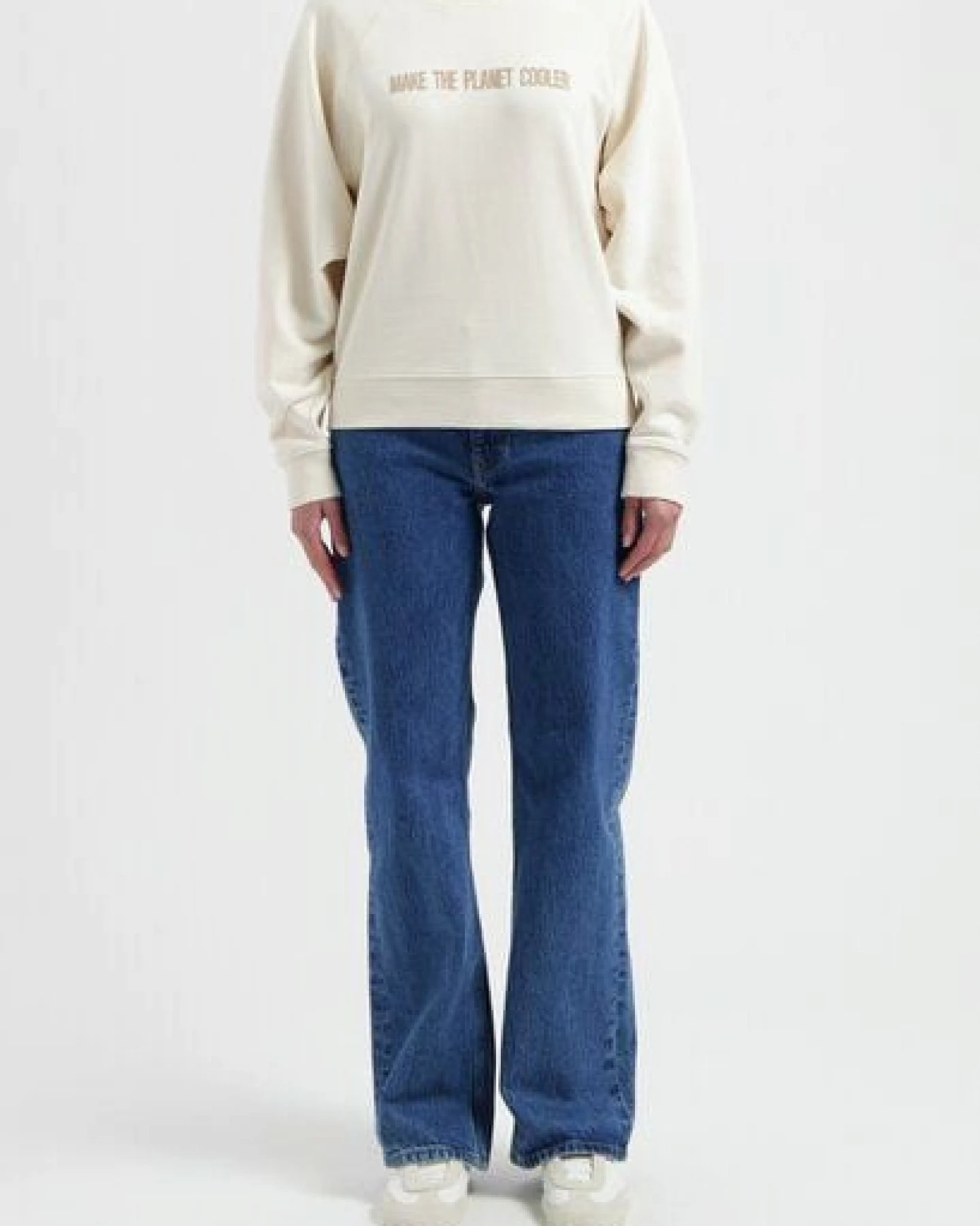 MUD Jeans Damen Sweatshirt "Clara - Natural" – Ansicht 3