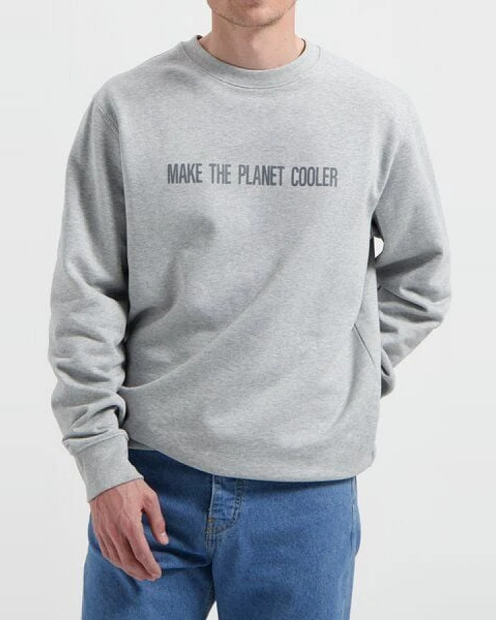 MUD Jeans Herren Sweatshirt "Ty - Heather Grey"