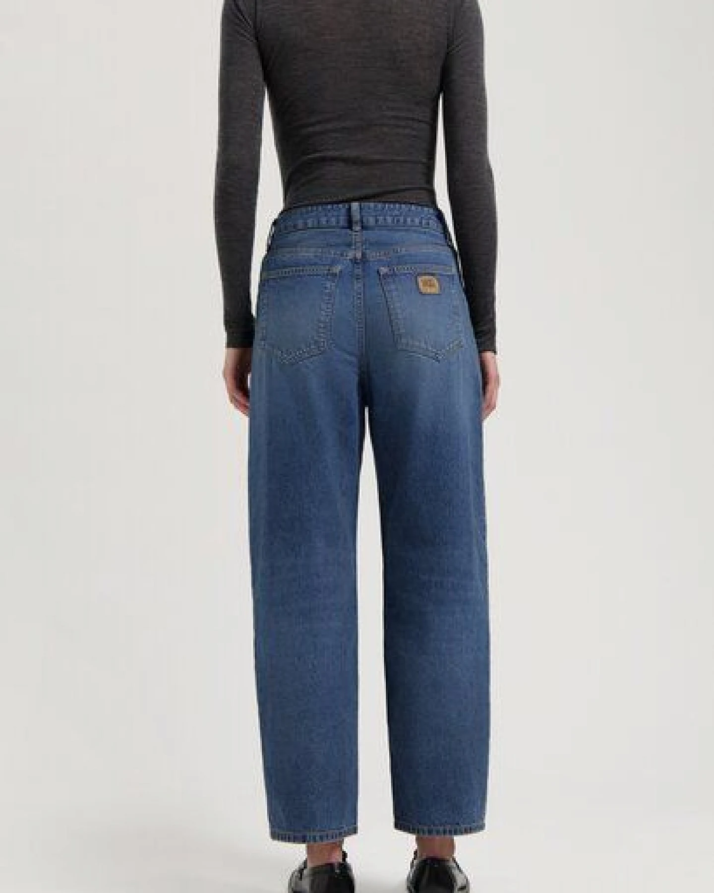 MUD Jeans Damen Jeans Barrel Fit "Brooke - Rustic Blue" – Ansicht 3