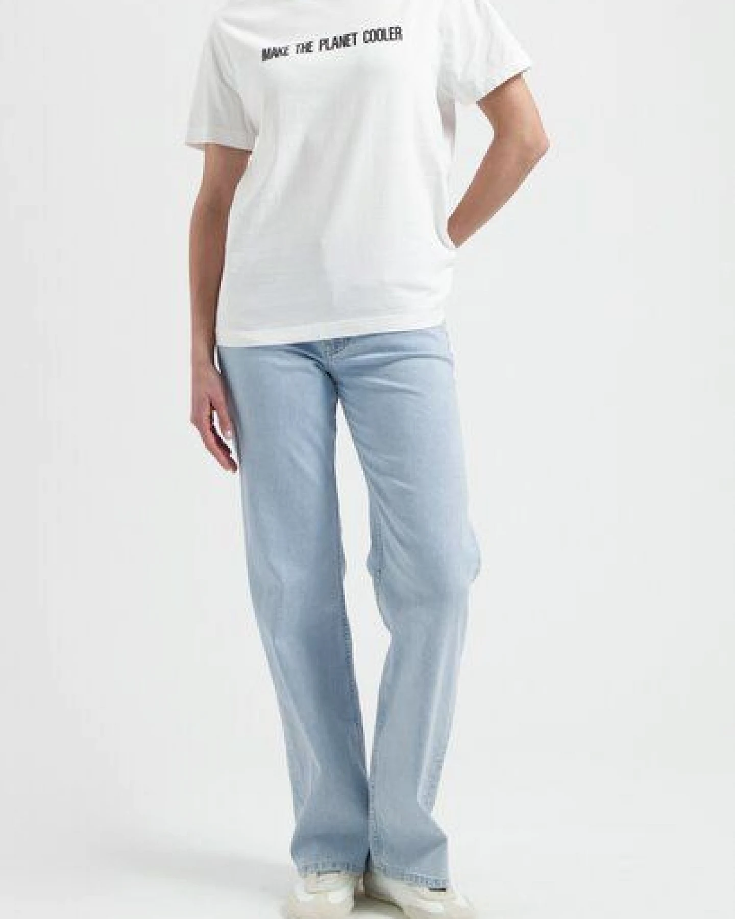 MUD Jeans Herren T-Shirt "Robin - White" – Ansicht 2