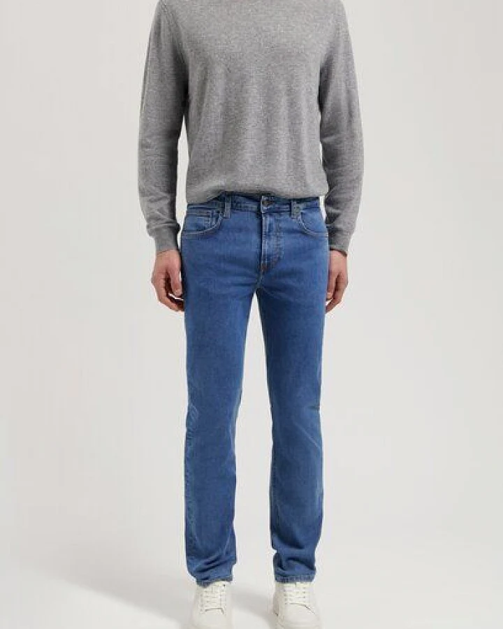MUD Jeans Herren Jeans Straight Leg "Bryce - Stone Vintage"