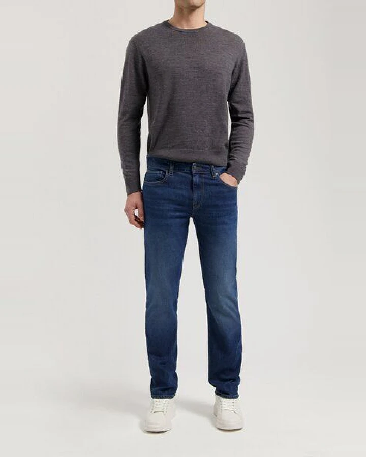 MUD Jeans Herren Jeans Straight Leg "Bryce - Rustic Blue"