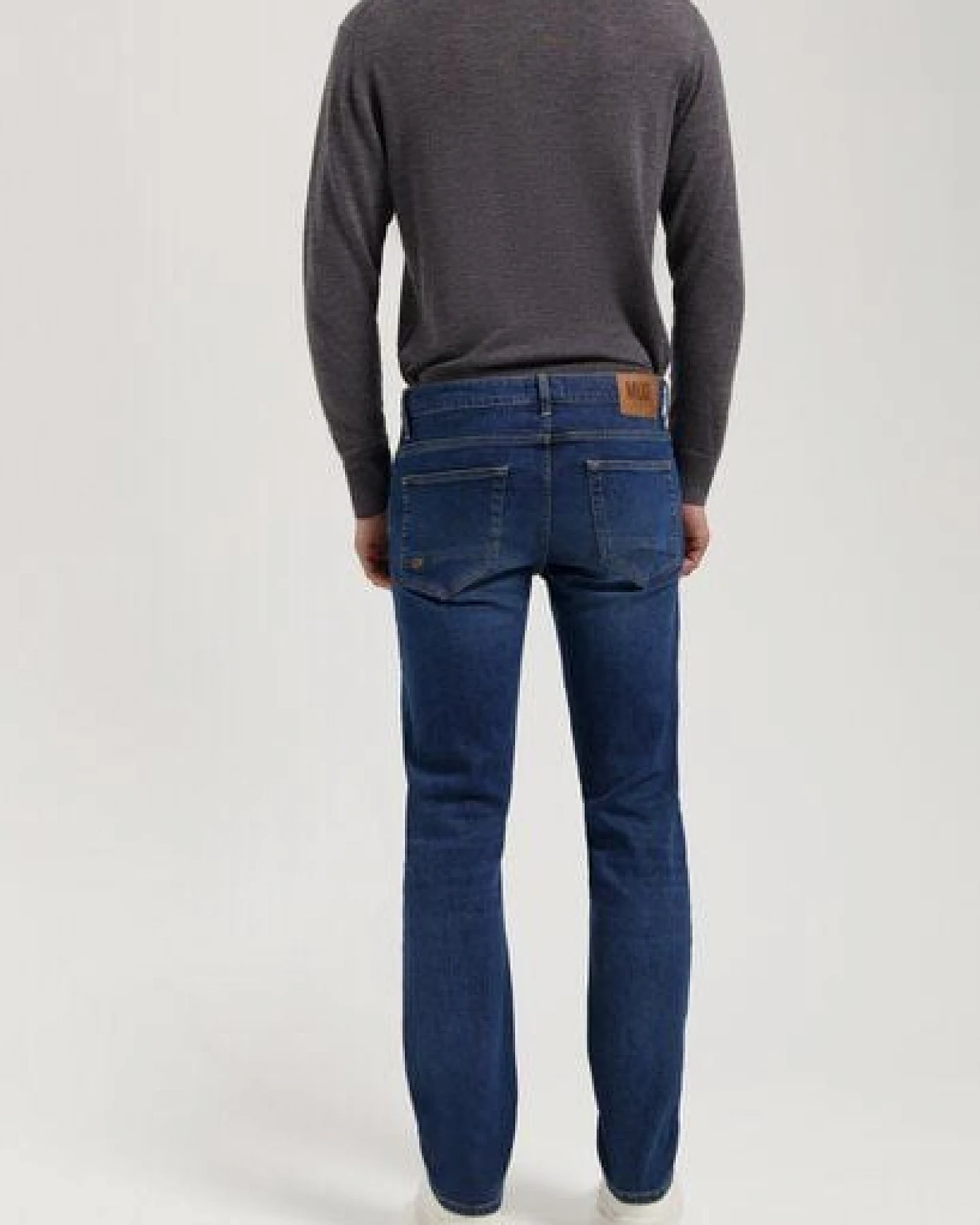 MUD Jeans Herren Jeans Straight Leg "Bryce - Rustic Blue" – Ansicht 3
