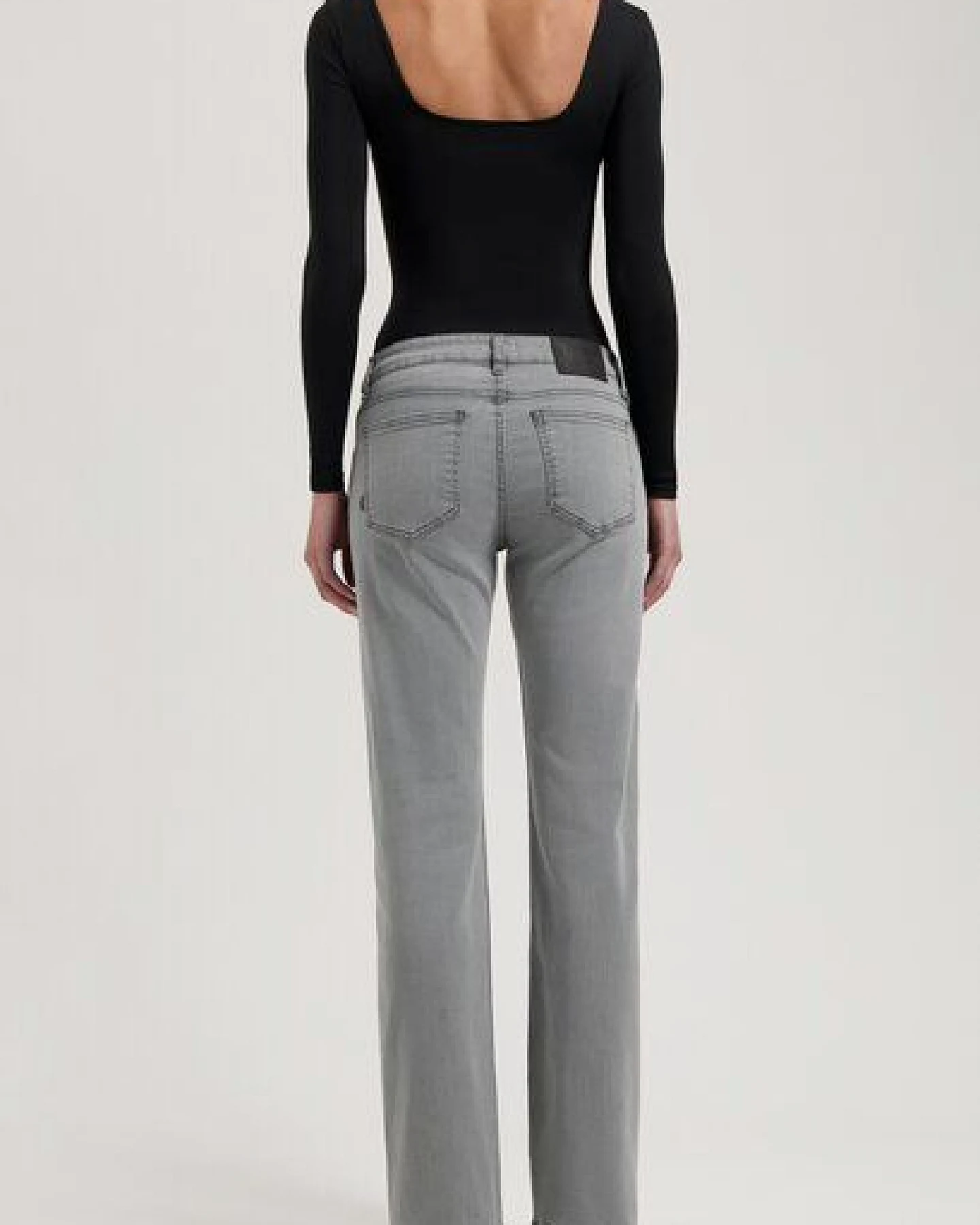 MUD Jeans Damen Jeans Straight Leg "Carry - Light Grey" – Ansicht 3