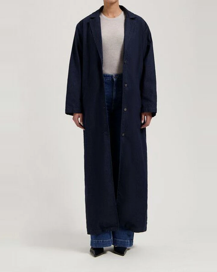 MUD Jeans Damen Mantel "Elin - Rinse"
