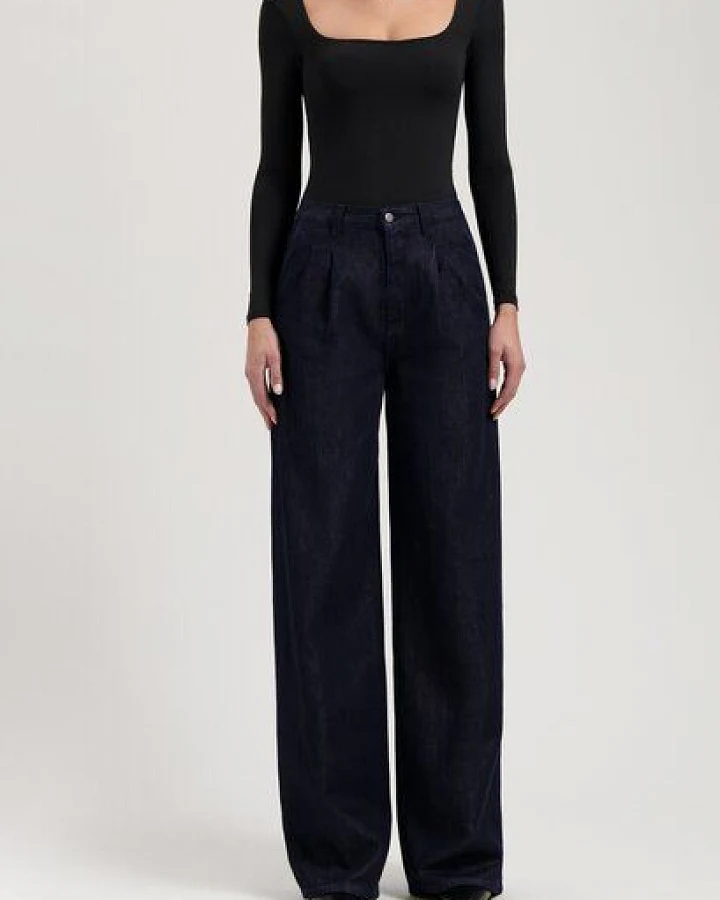 MUD Jeans Damen Jeans Loose Fit "Eve - Rinse"