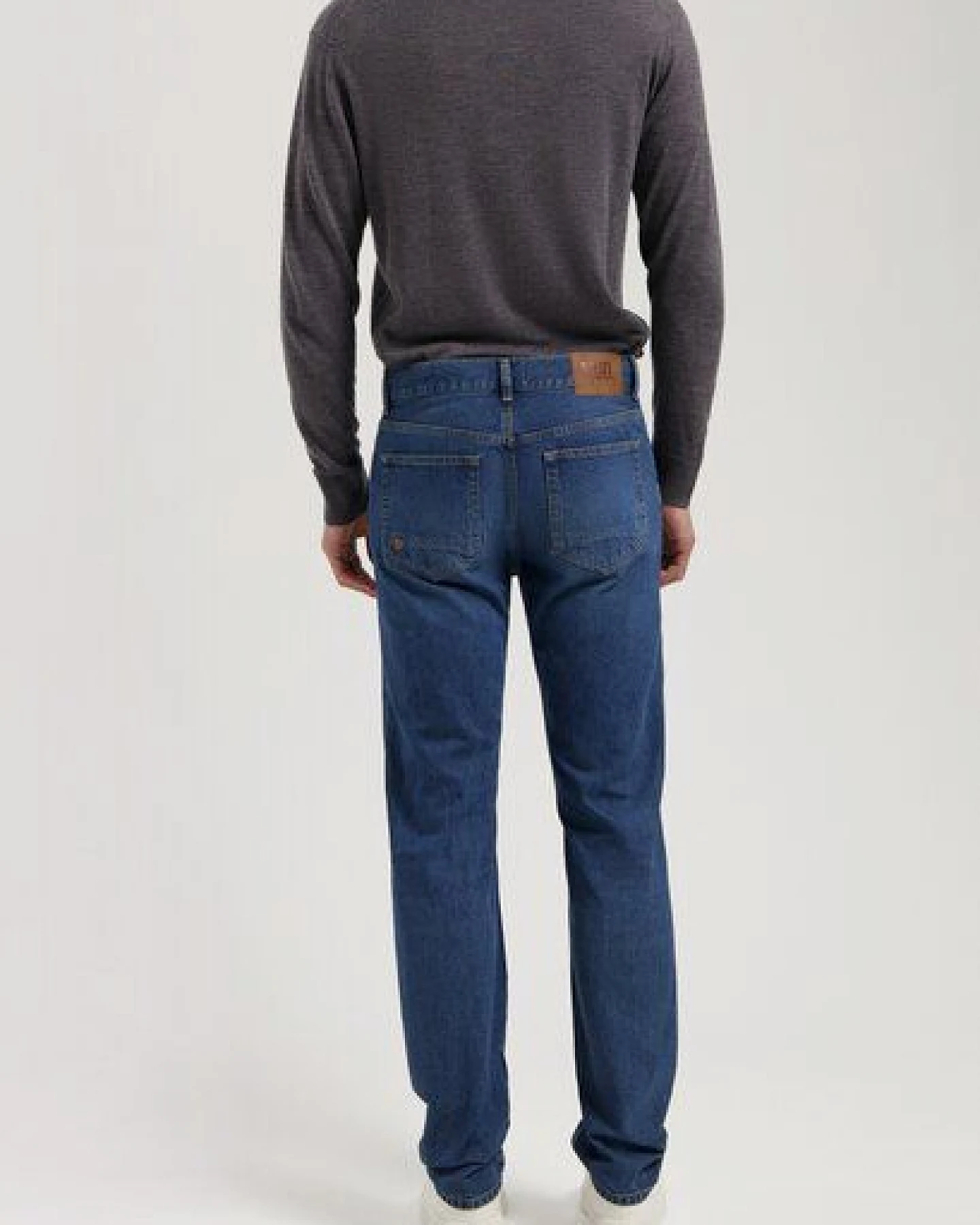 MUD Jeans Herren Jeans Straight Leg "John - Rustic Blue" – Ansicht 3