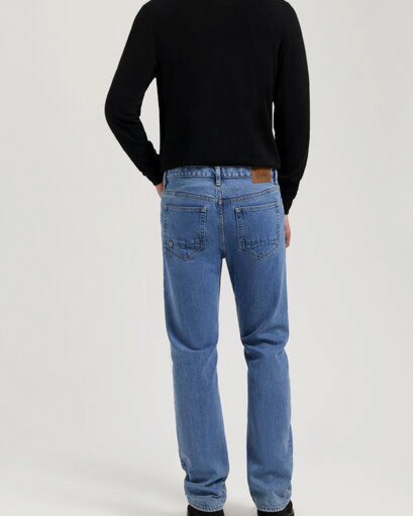 MUD Jeans Herren Jeans Bootcut "Leo - Stone Vintage" – Ansicht 3