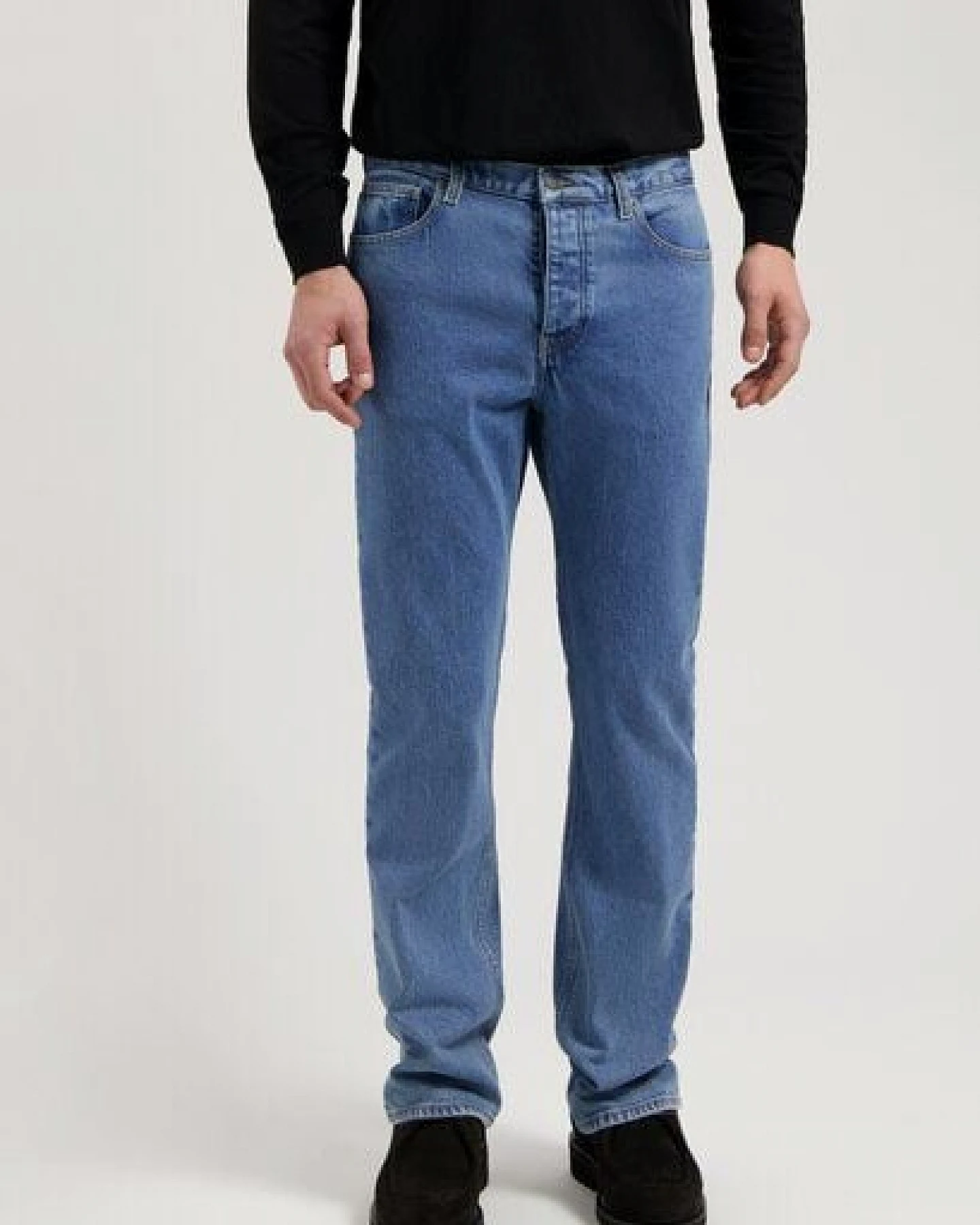 MUD Jeans Herren Jeans Bootcut "Leo - Stone Vintage" – Ansicht 4
