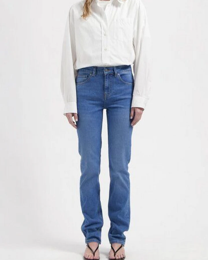 MUD Jeans Damen Jeans Slim Fit "Logan - Fresh Fade"