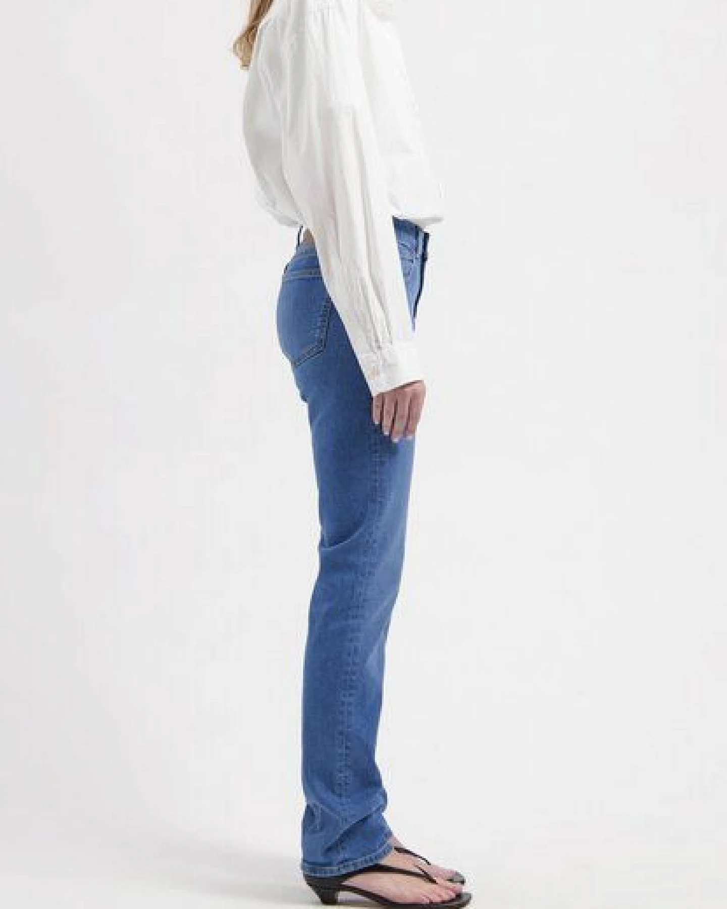 MUD Jeans Damen Jeans Slim Fit "Logan - Fresh Fade" – Ansicht 2