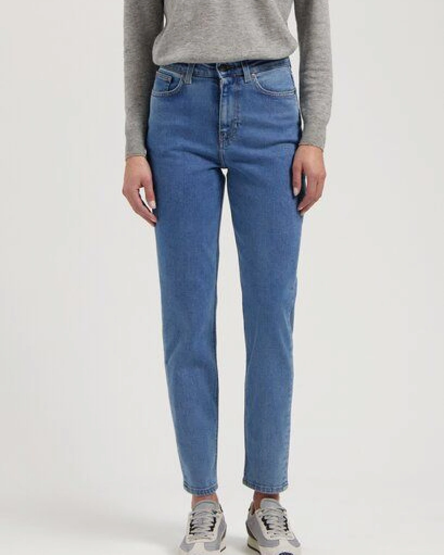 MUD Jeans Damen Jeans Tapered "Mams - Stone Vintage" – Ansicht 4