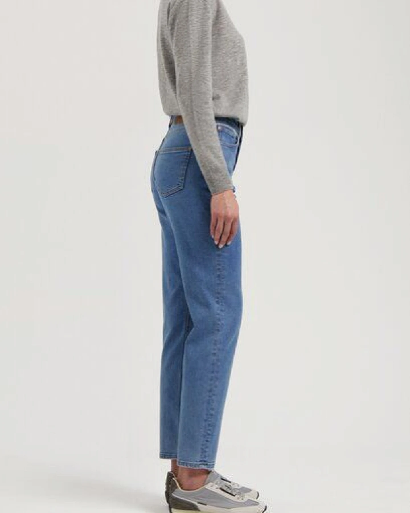 MUD Jeans Damen Jeans Tapered "Mams - Stone Vintage" – Ansicht 2