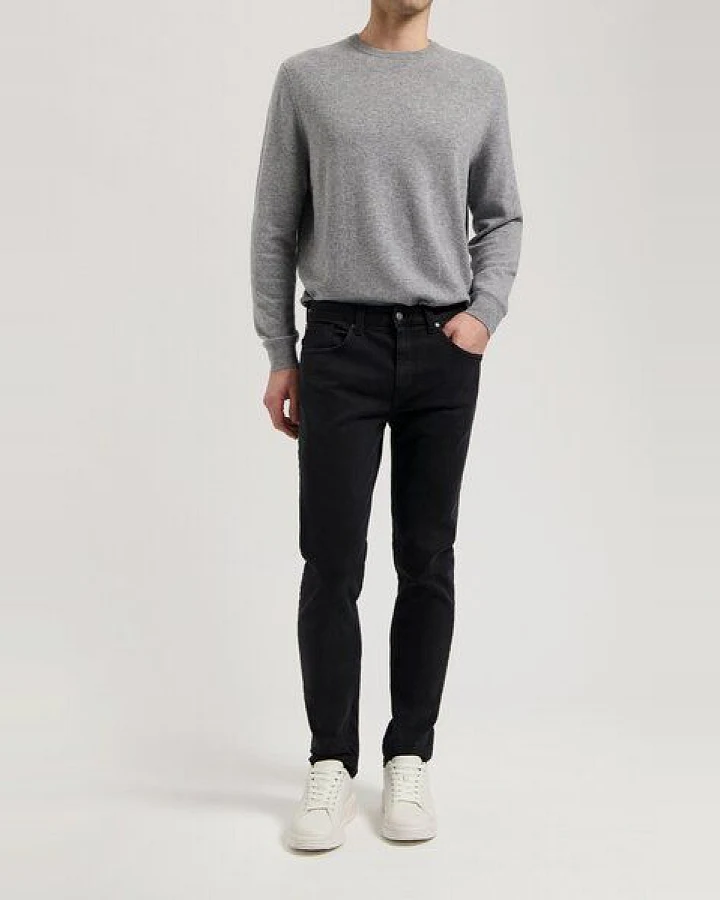 MUD Jeans Herren Jeans Slim Fit "Rick - Stone Black"