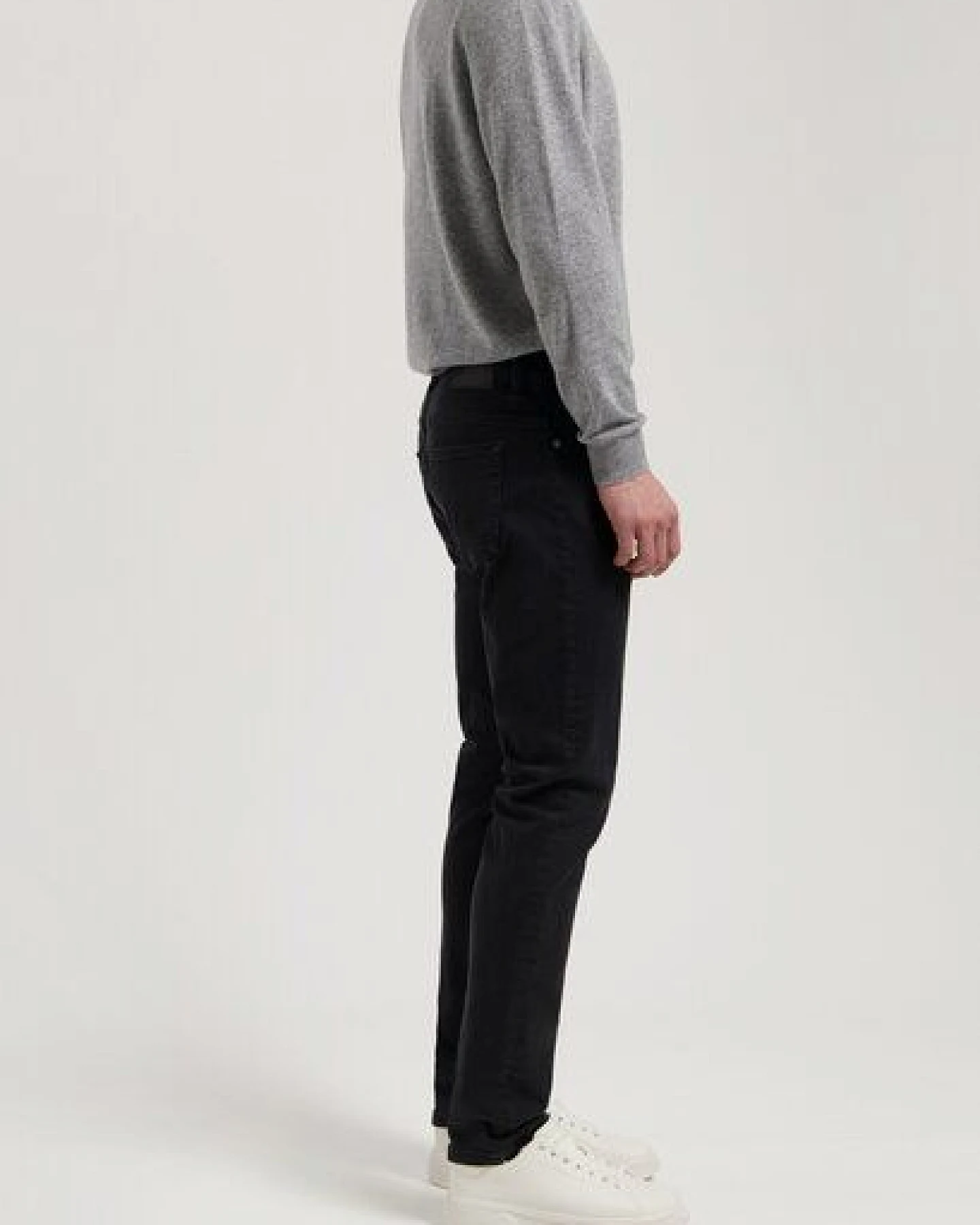 MUD Jeans Herren Jeans Slim Fit "Rick - Stone Black" – Ansicht 2