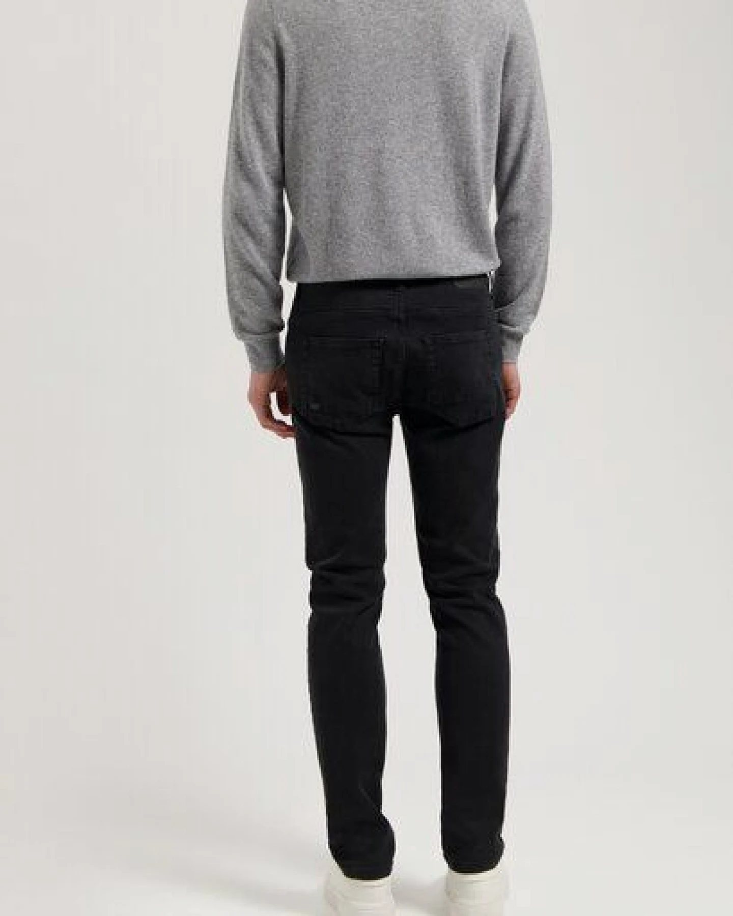 MUD Jeans Herren Jeans Slim Fit "Rick - Stone Black" – Ansicht 3