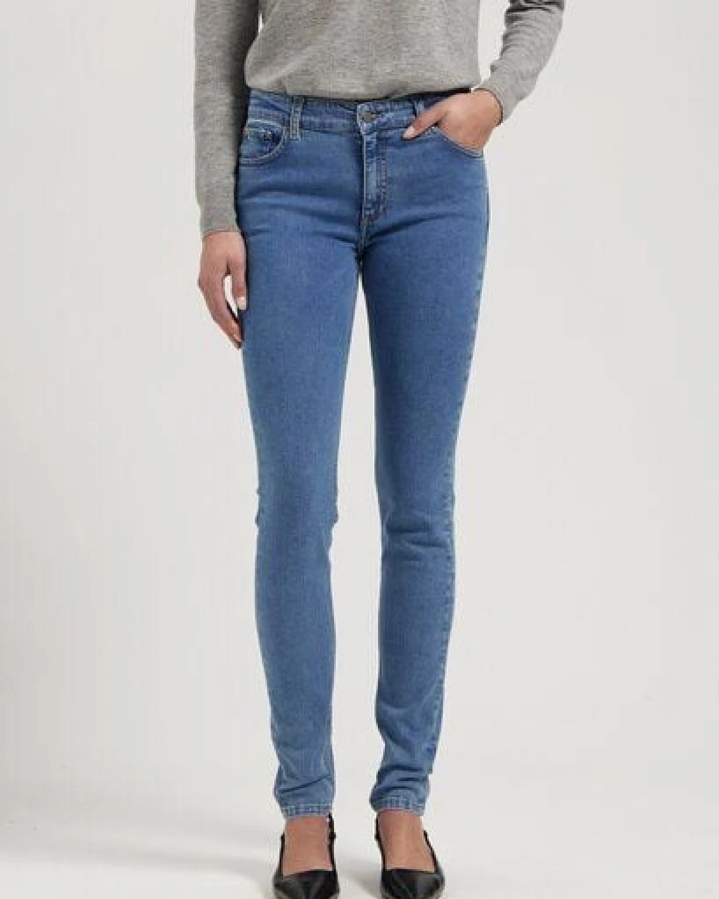 MUD Jeans Damen Jeans Skinny Fit "Skyler - Stone Vintage" – Ansicht 4