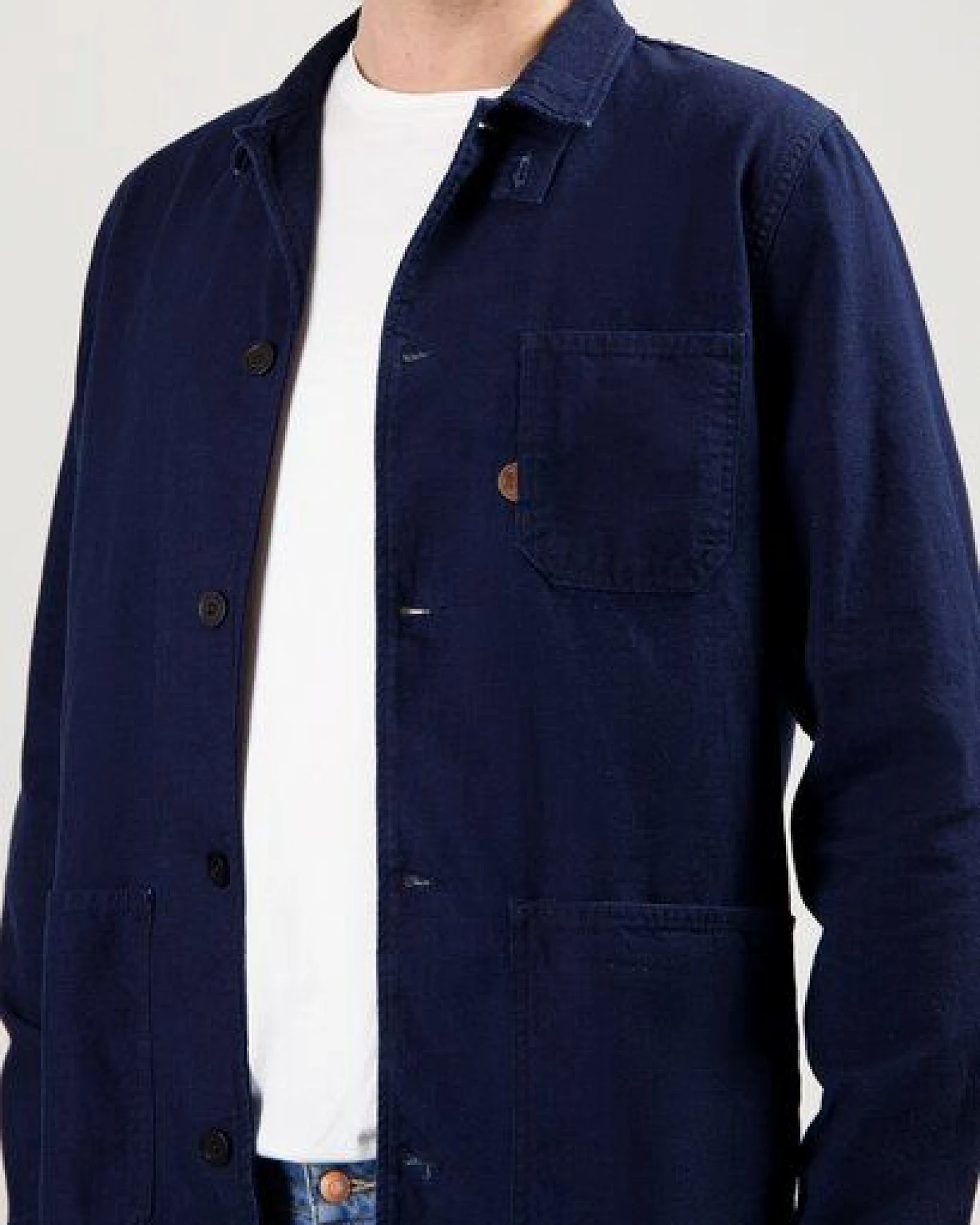 MUD Jeans Herren Jacke "Sven - Rinse" – Ansicht 2