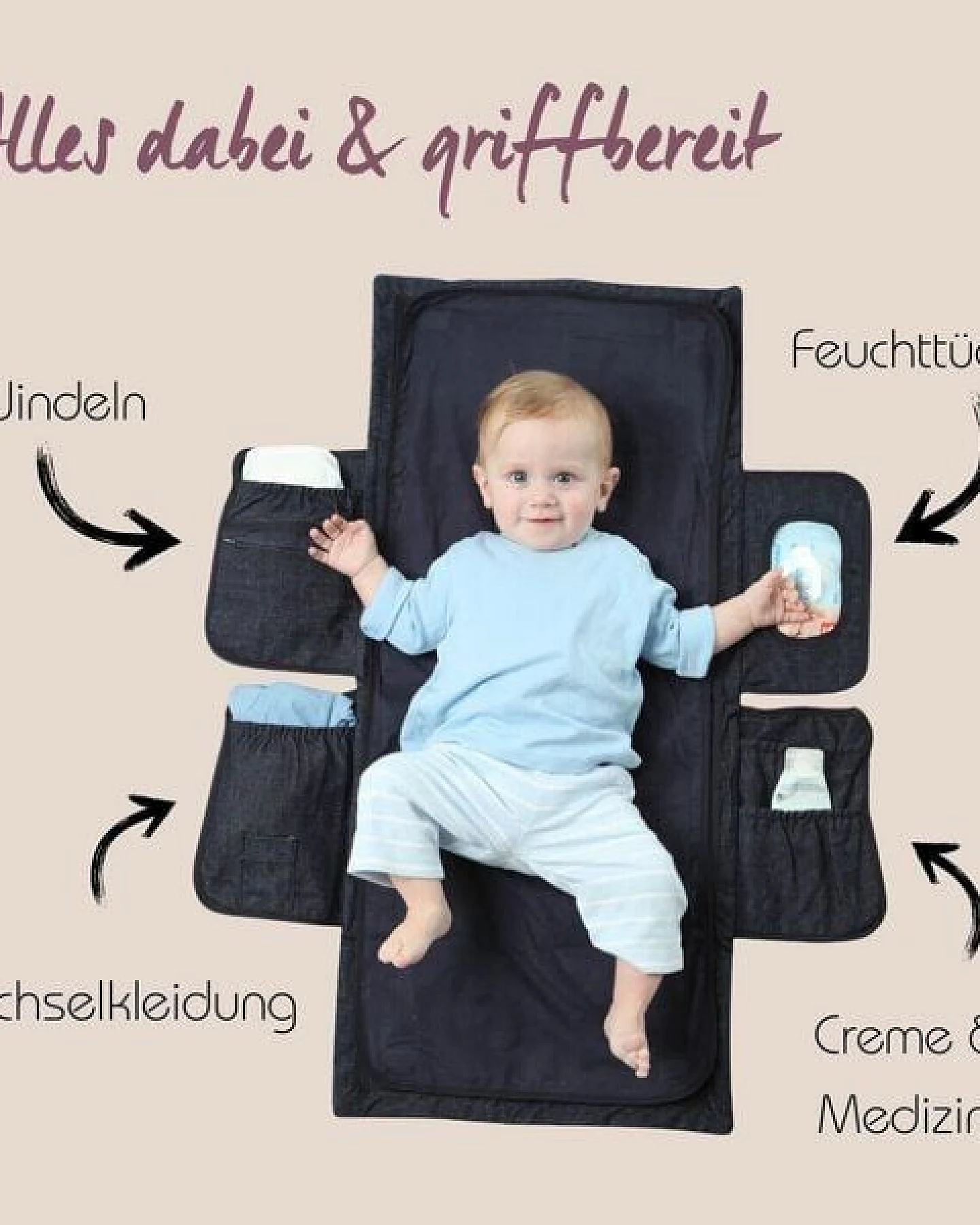 Hoppediz Wickeltaschen - Organizer Wickelmax – Ansicht 4