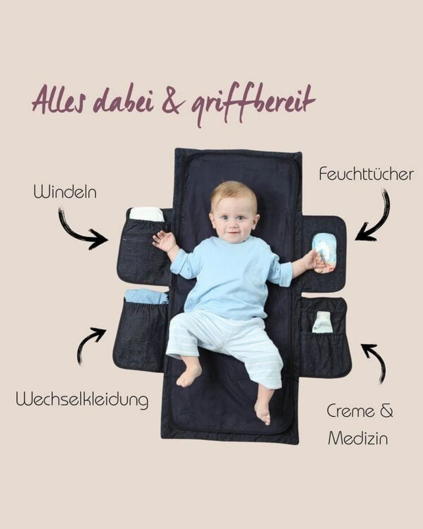 Hoppediz Wickeltaschen - Organizer Wickelmax – Ansicht 4
