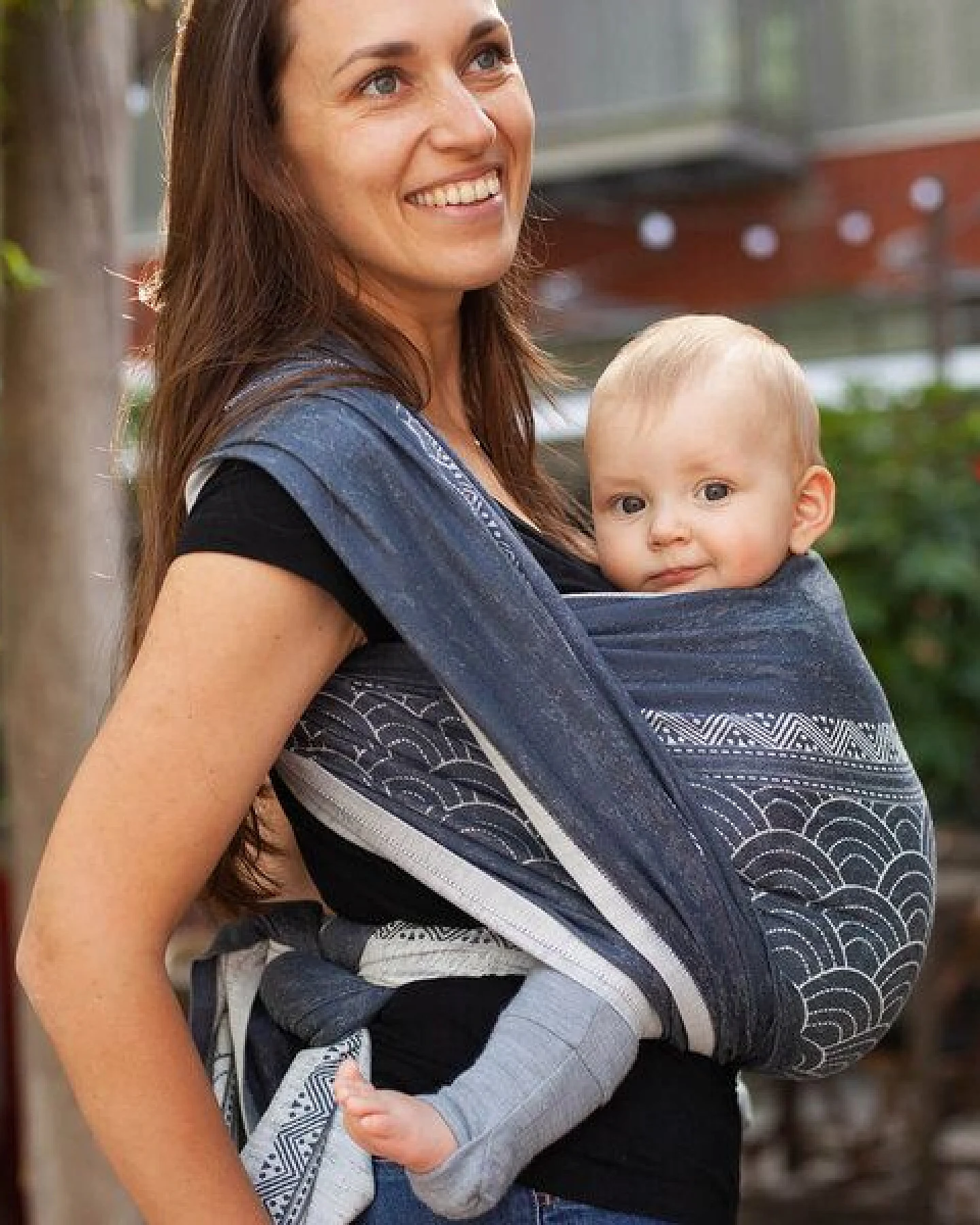Hoppediz Babytragetuch - Gewebtes Tragetuch kbA – Ansicht 3