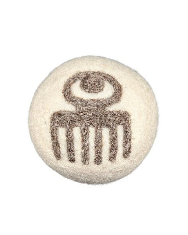 Wooliie Handgefertigter Ball aus 100 % naturbelassener Schurwolle – Beauty