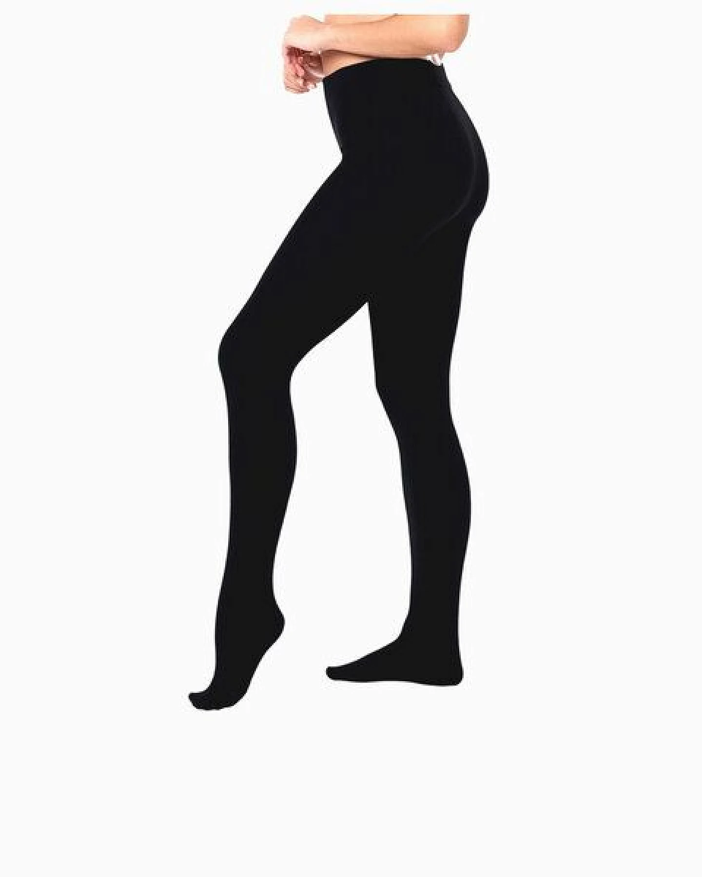 Bruno Barella Damen Thermo-Strumpfhose Schwarz – Ansicht 4