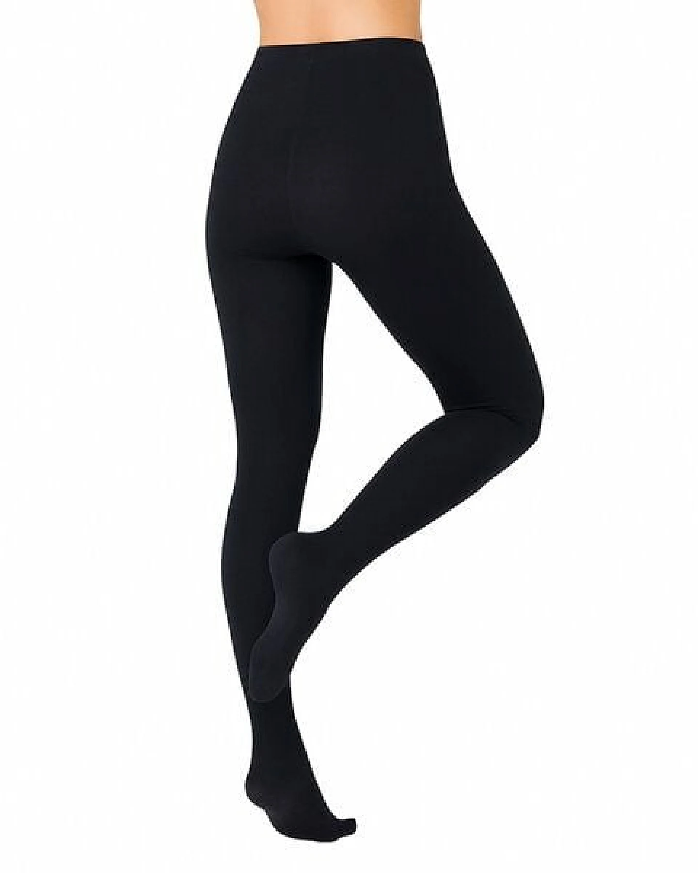 Bruno Barella Damen Thermo-Strumpfhose Schwarz – Ansicht 2