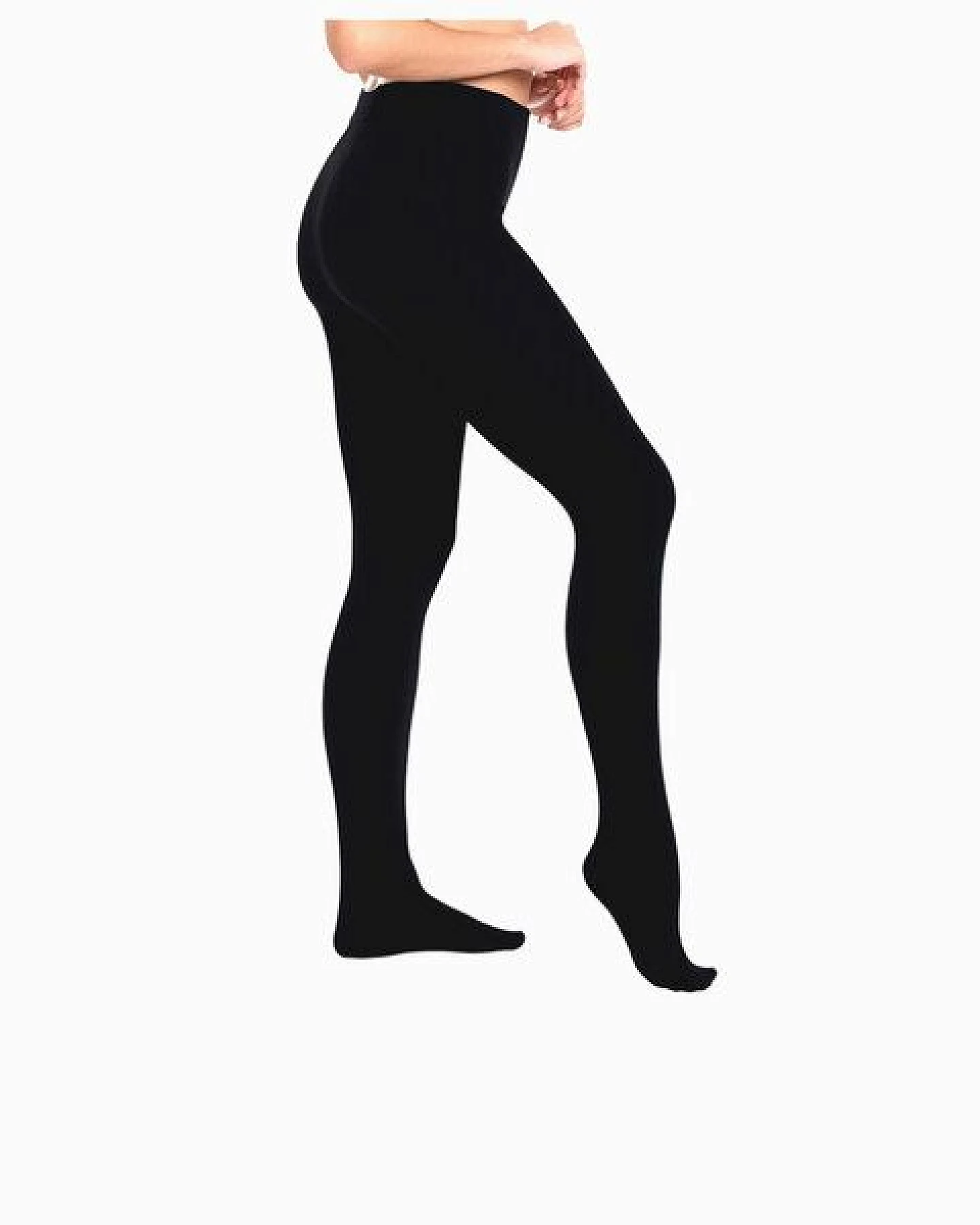 Bruno Barella Damen Thermo-Strumpfhose Schwarz – Ansicht 3