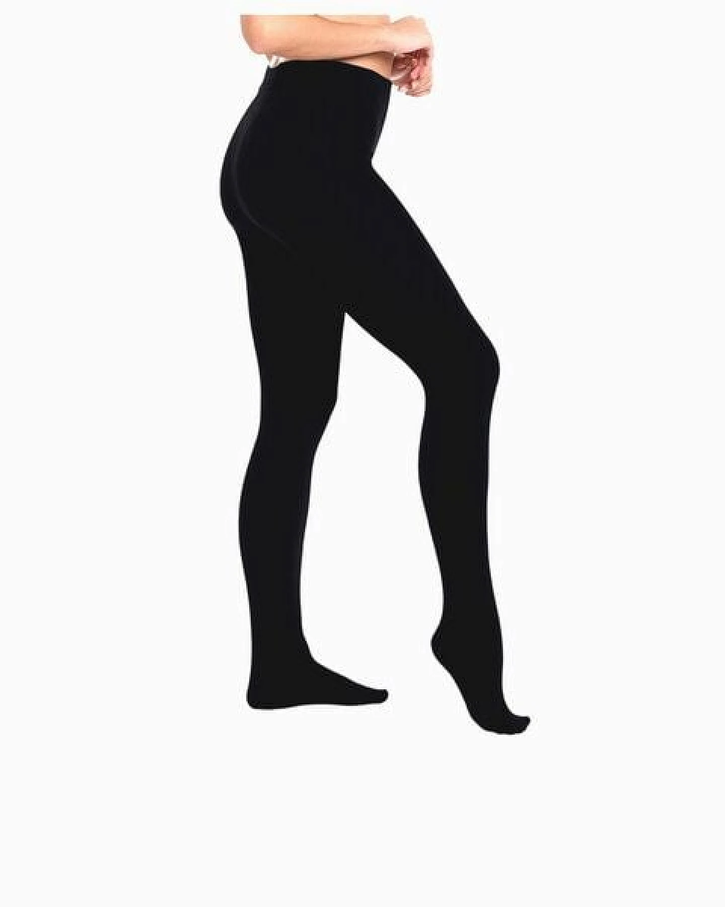 Bruno Barella Damen Thermo-Strumpfhose Schwarz – Ansicht 3