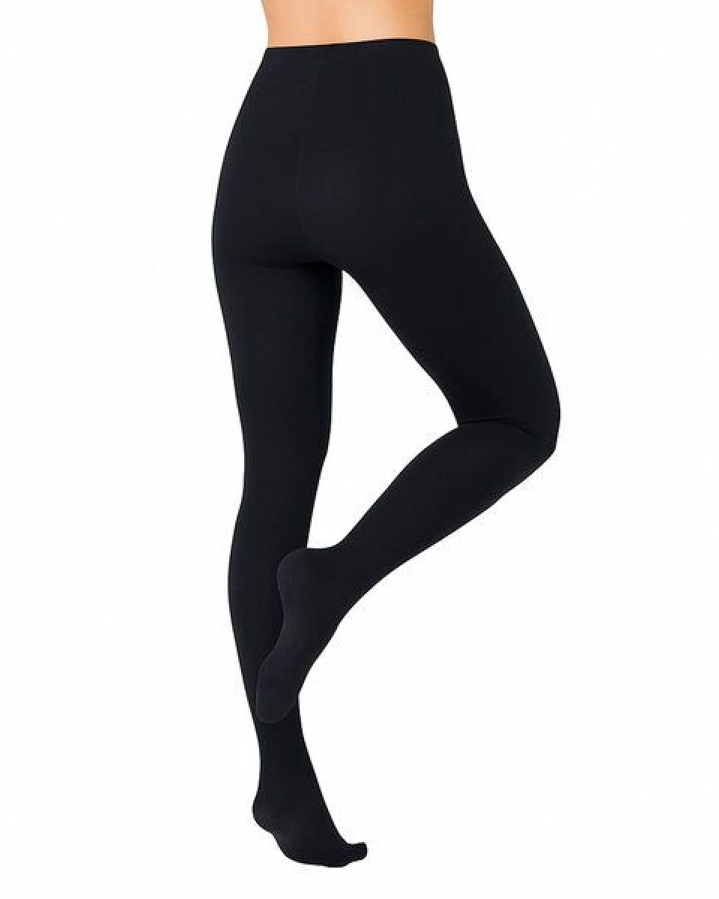 Bruno Barella Damen Thermo-Strumpfhose Schwarz – Ansicht 2