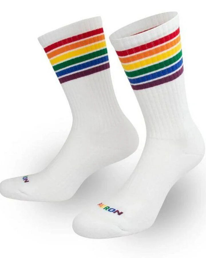 Patron Crew Socks PRIDE STRIPES