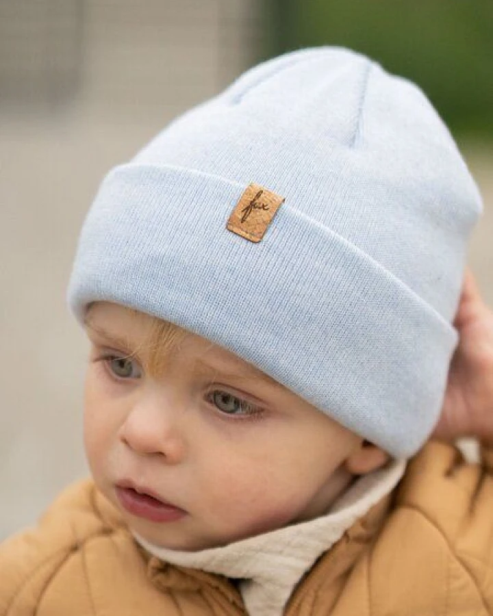 FUXBAU Kinder Merino Kork Beanie