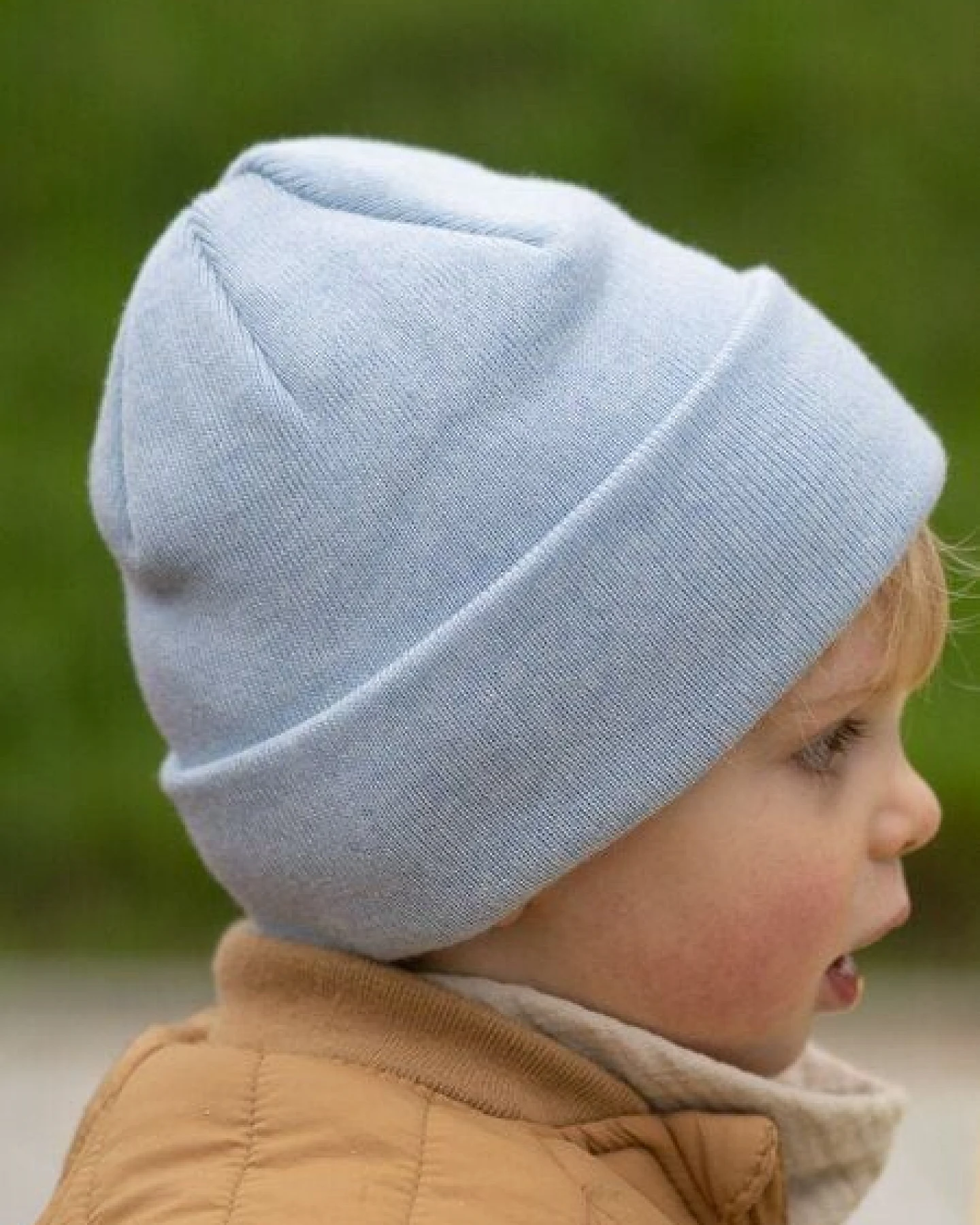 FUXBAU Kinder Merino Kork Beanie – Ansicht 4