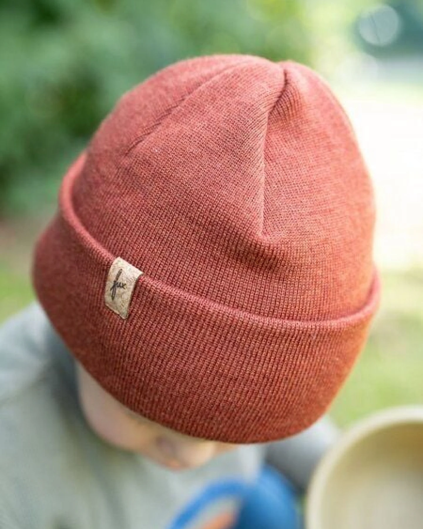 FUXBAU Kinder Merino Kork Beanie – Ansicht 4