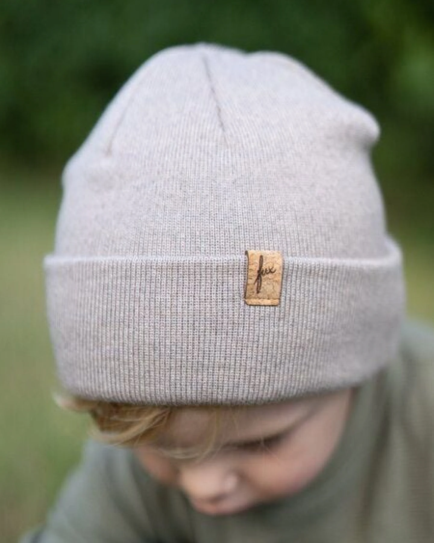 FUXBAU Kinder Merino Kork Beanie – Ansicht 4