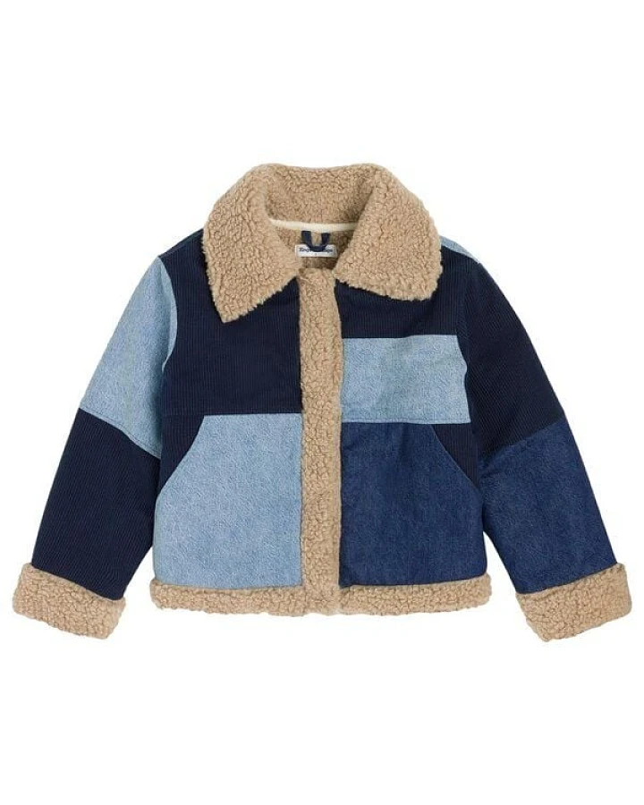 Kings Of Indigo Jacke TEIOU Patchwork Denim