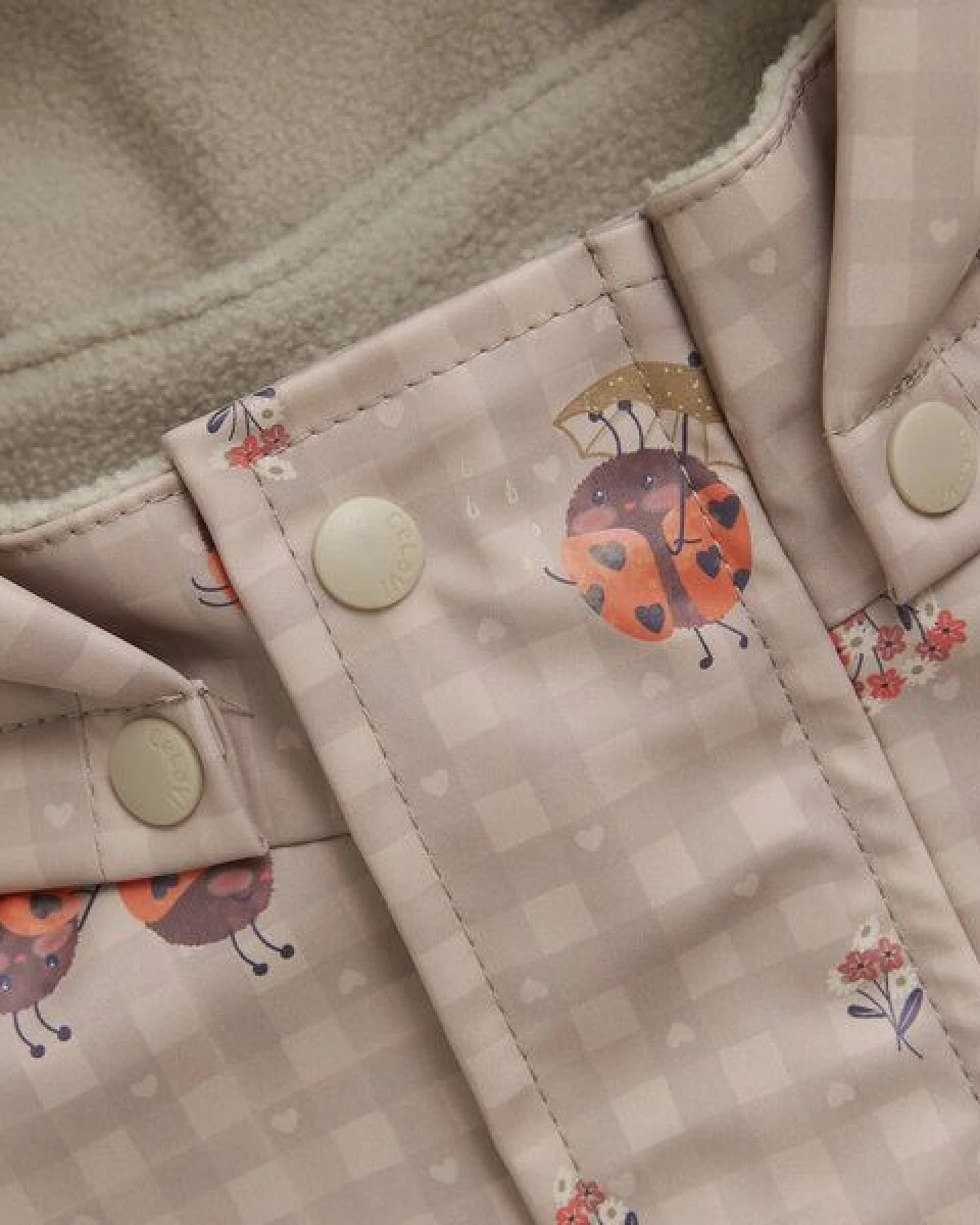 gefütterter Celavie Regenjacke – Ansicht 4