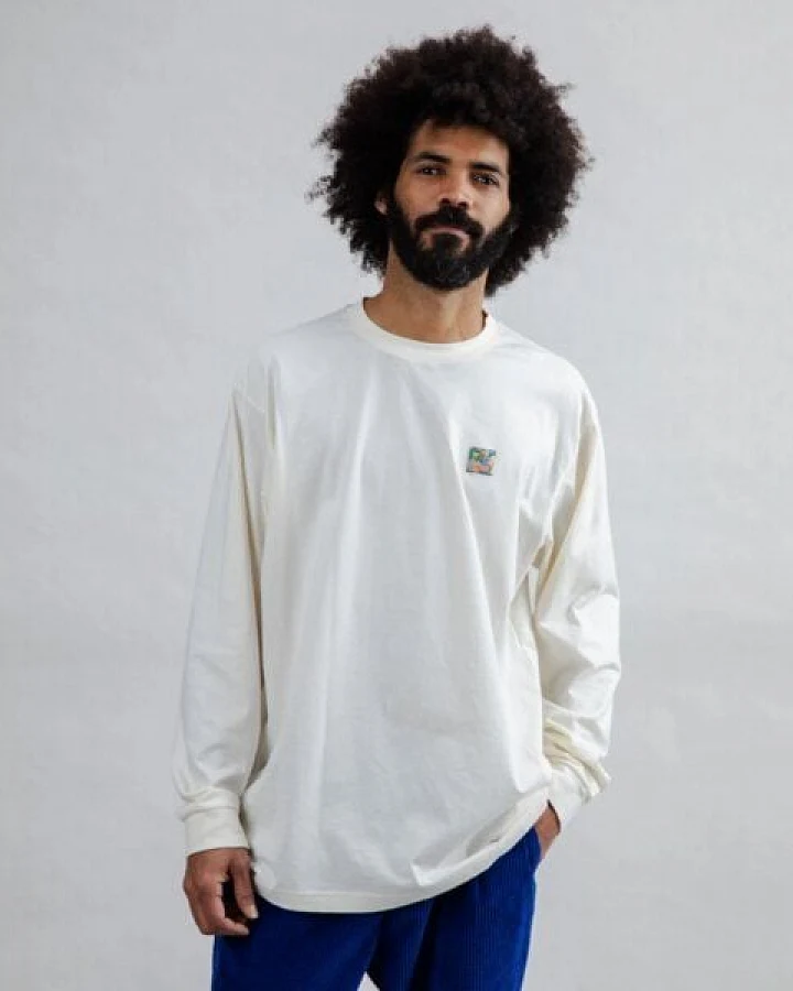 Brava Fabrics Sobremesa Langarmshirt Ecru