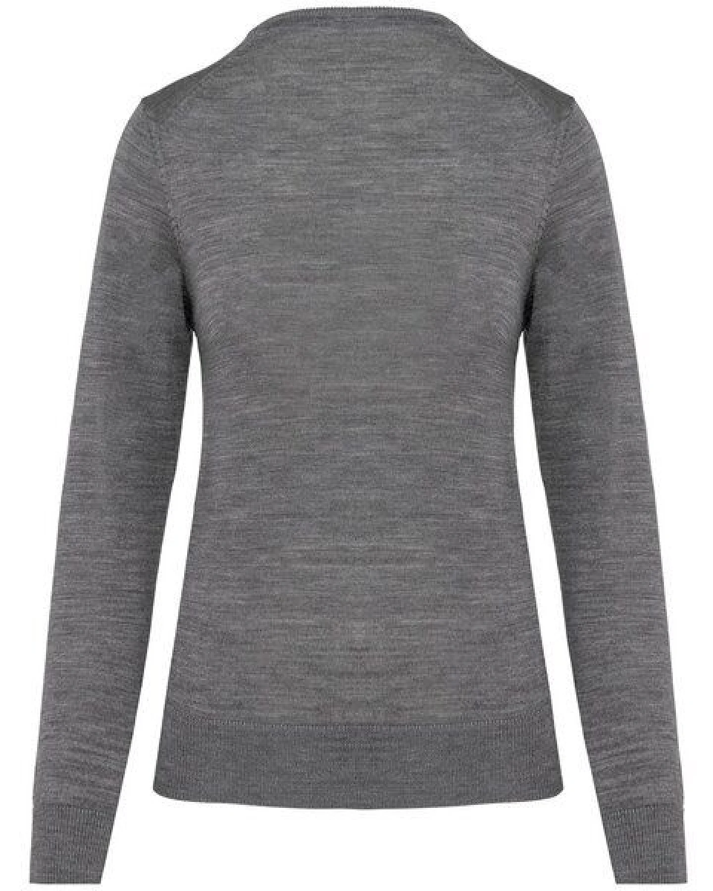 Greenspired Merino-Damenpullover mit V-Ausschnitt 220g/m² – Ansicht 2